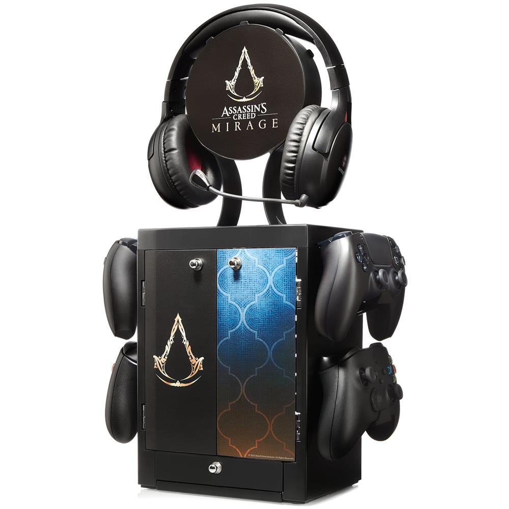 Armadietto Da Gioco Ispirato Ad Assassin's Creed Per 4 Controller - 10 Giochi - 1 Auricolare - Foto 1