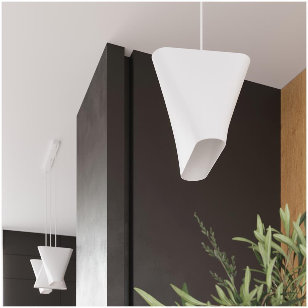 Lampadario Blum 3 Bianco Sl. 0771 - Minimalista Lampadari Bianco 128x82x28 Cm - Foto 1
