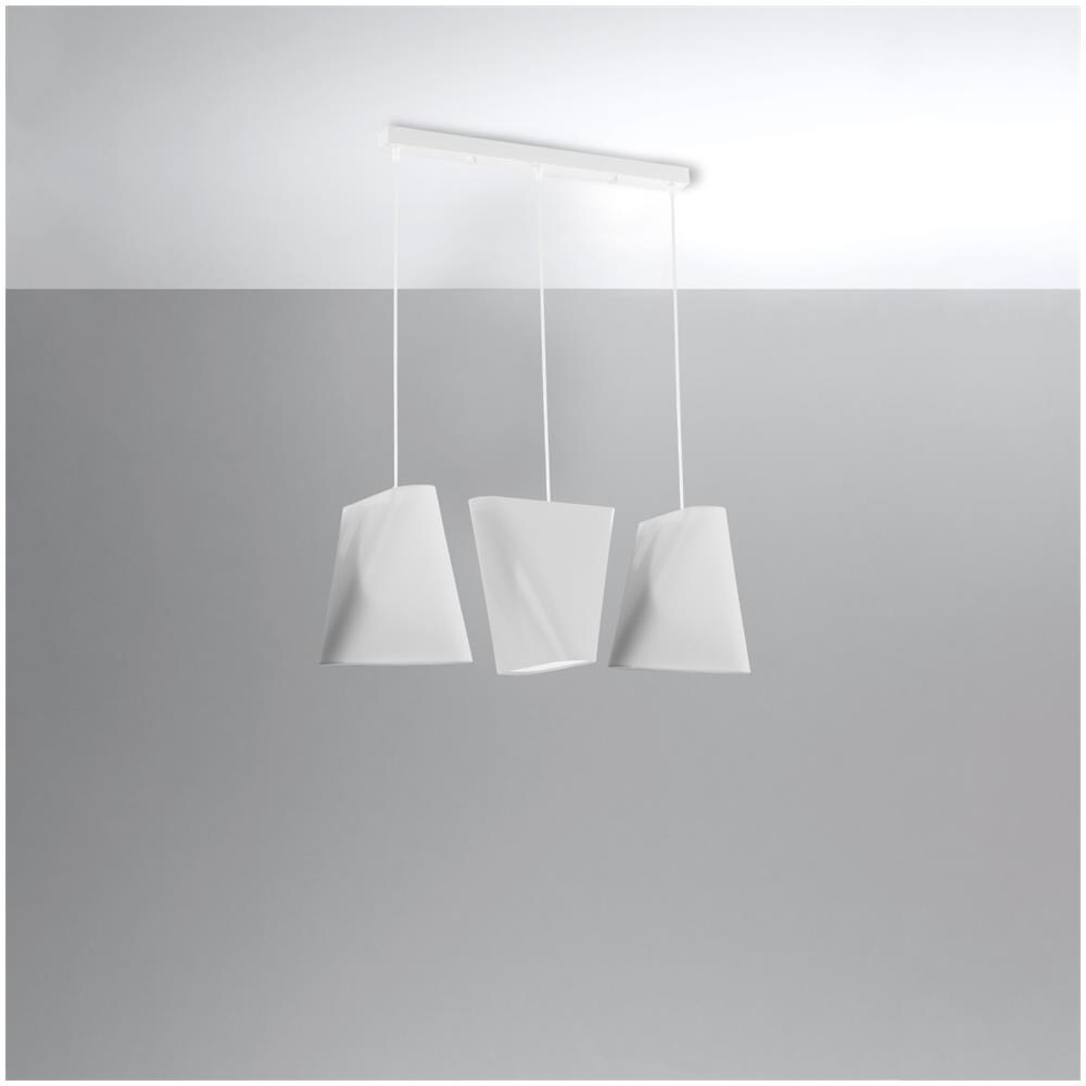 Lampadario Blum 3 Bianco Sl. 0771 - Minimalista Lampadari Bianco 128x82x28 Cm - Foto 2