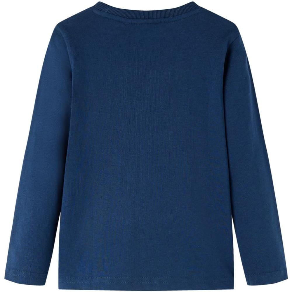 Maglietta Per Bambini Maniche Lunghe Little Monkey Blu Marino 116 - Foto 2