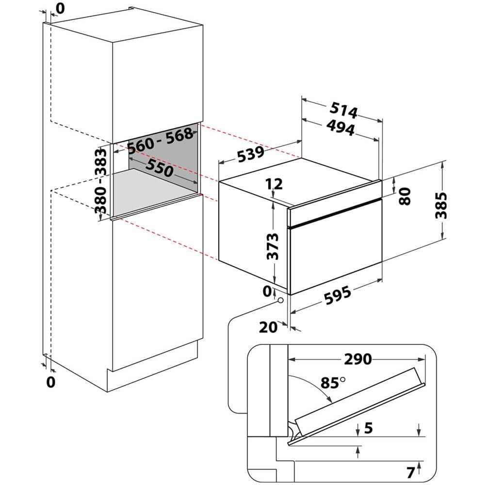 Microonde da incasso ID K52R B - ID K52R B - Foto 7