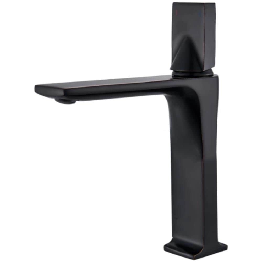 Rubinetto per lavabo da bagno, Blackswan, tipo M80, modello nero anticato, misura 22,5 cm - Foto 1