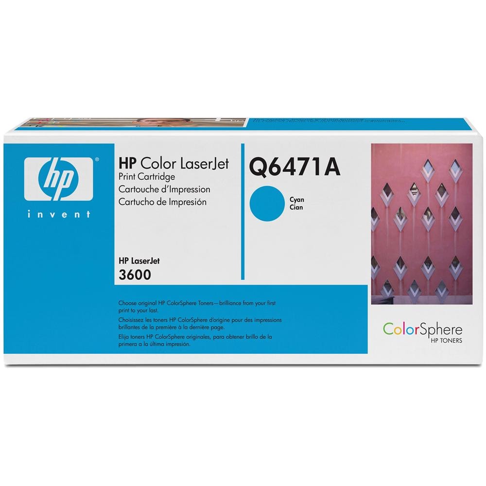 Ciano Print Cartuccia Clj 3600/3800 Q6471A - Foto 2