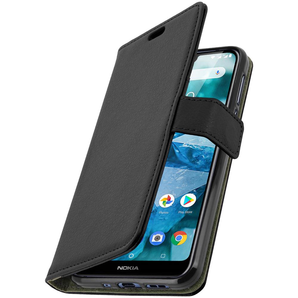 Custodia Nokia 7.1 Cover Morbida Supporto Video - Nero - Foto 2