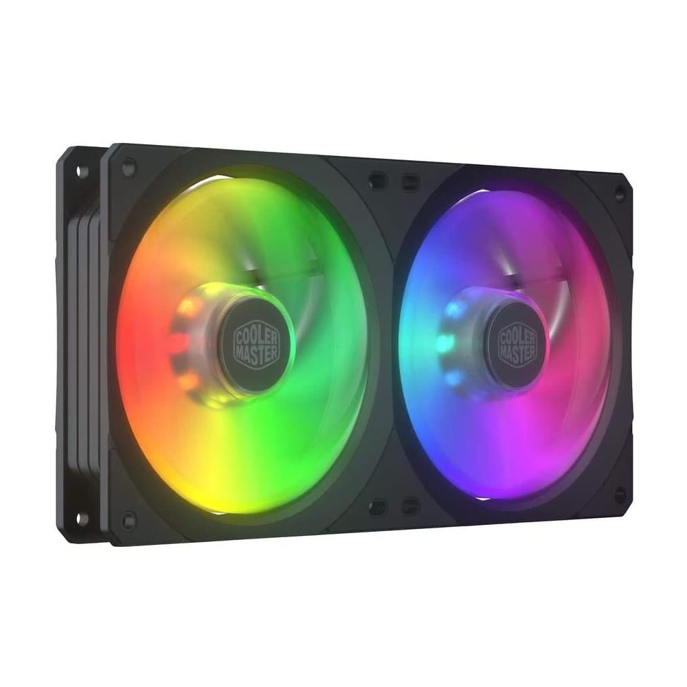 Ventola PC MasterFan SF240R ARGB Diametro 12 cm Dolore d'illuminazione Rosso / Verde / Blu - Foto 1