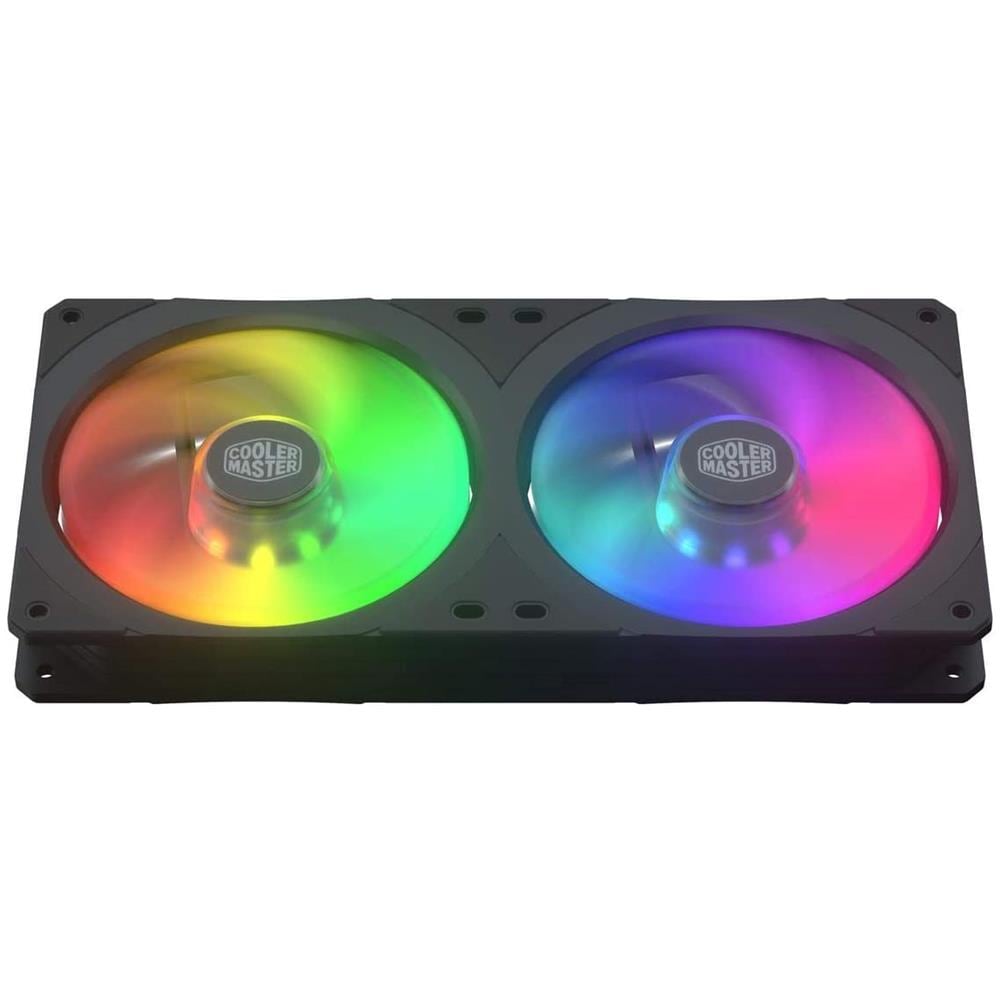 Ventola PC MasterFan SF240R ARGB Diametro 12 cm Dolore d'illuminazione Rosso / Verde / Blu - Foto 2