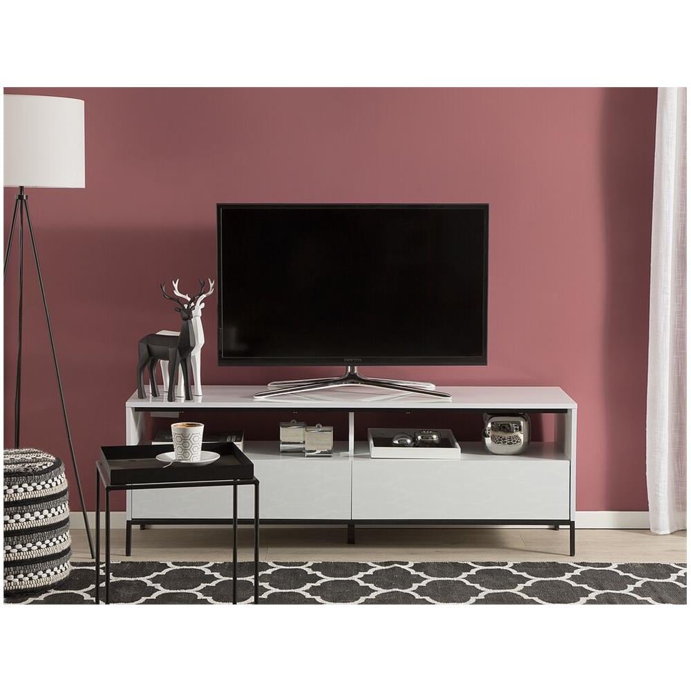 Mobile Tv Bianco Lucido Con Led Sydney - Foto 2