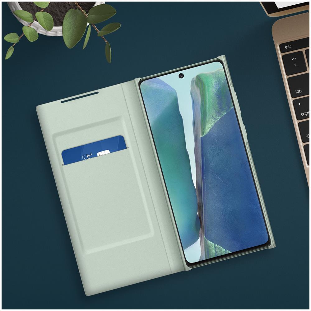 Custodia Led View Cover Ef-nn980pmegeu Per Galaxy Note 20 Sm-n980 Menta - Foto 6