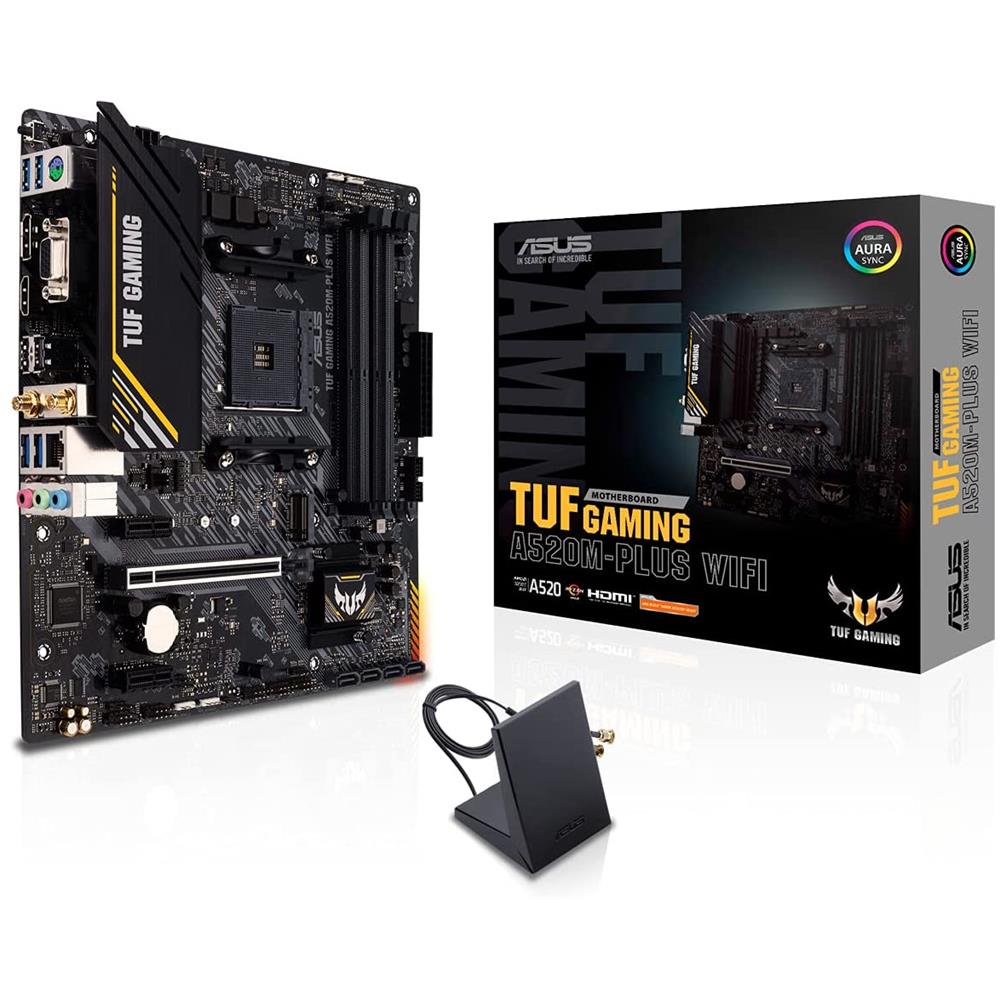 Scheda Madre Tuf Gaming A520M-Plus Wifi Socket AM4 Chipset A520 Micro ATX - Foto 1