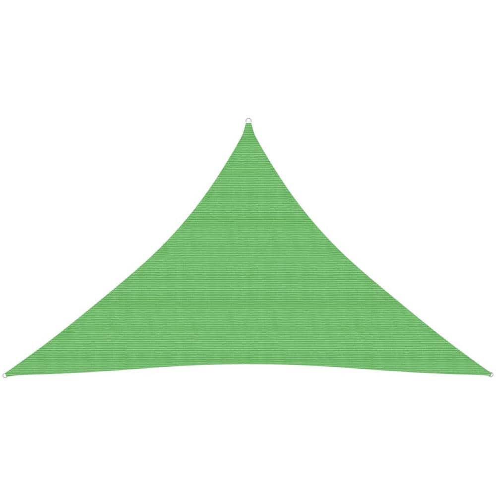 Vela Parasole 160 g / m² Verde Chiaro 2,5x2,5x3,5 m in HDPE - Foto 1