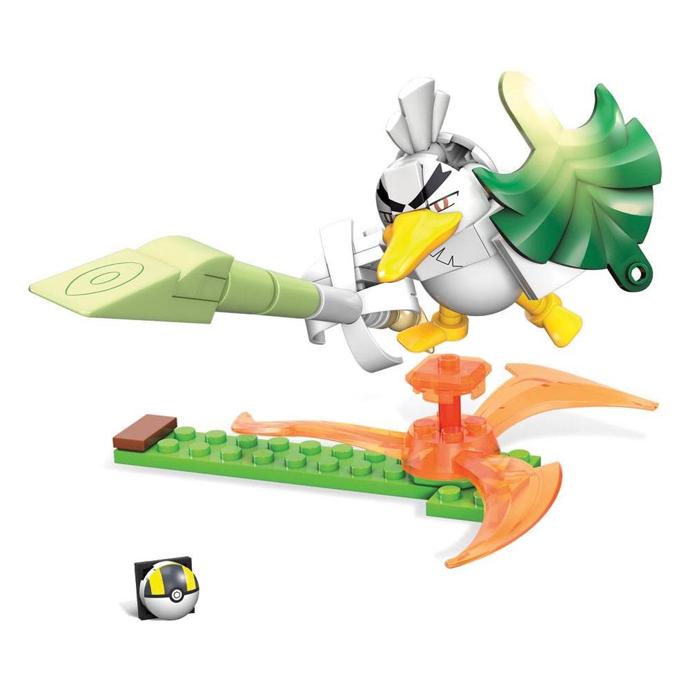Pokémon Mega Construx Wonder Builders Construction Set Sirfetch'd 10 Cm - Foto 1