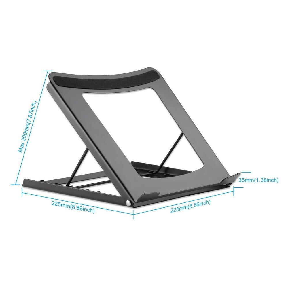 462129 supporto per laptop Supporto per computer portatile Nero 39,6 cm (15.6") - Foto 2