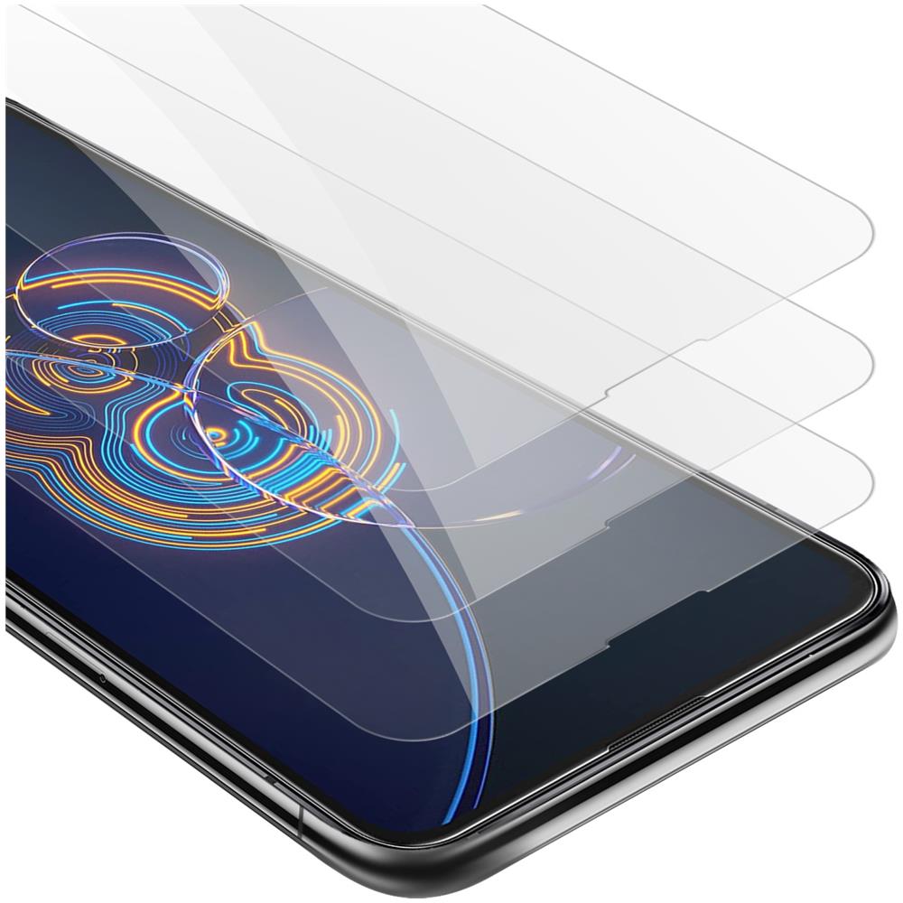 Cadorabo 3x Pellicola Di Armatura Compatibile Con Asus Zenfone 8 Flip In Elevata Trasparenza - 3x Vetro Temperato (tempered) Di Protezione Del Display In Durezza 9h Con 3d Touch - Foto 1