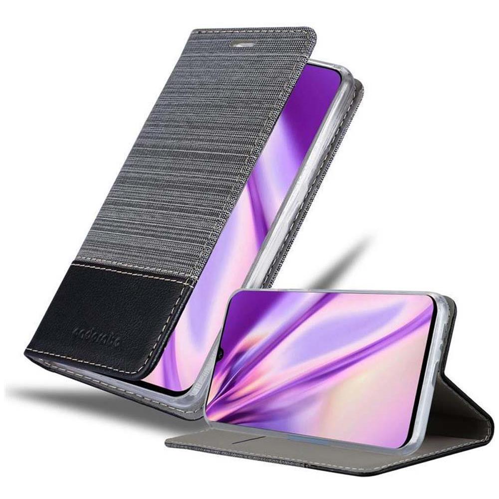 Custodia Compatibile Con Samsung Galaxy A90 5g In Grigio Nero - Coperchio Protettiva Con Chiusura Magnetica, Funzione Stand E Tasca Per Le Carte - Foto 1