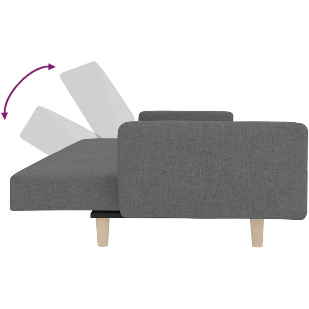 Tavolino Da Salotto Nero E Trasparente 70 Cm In Vetro Temperato - Foto 2