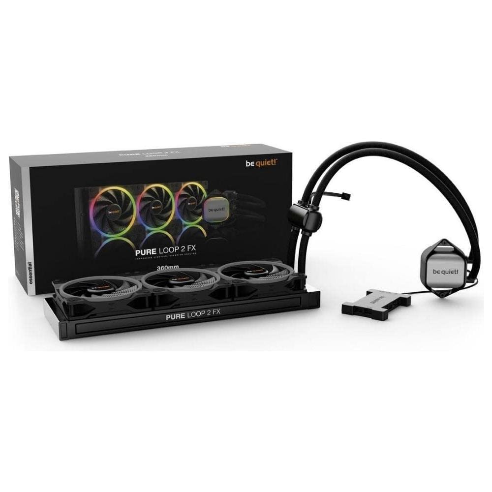 Dissipatore CPU a Liquido Pure Loop 2 FX 360mm per Socket Intel LGA 1150/1151/1155/1200/1700/2011/2011-v3/2066 e Socket AMD AM4/AM5 - Foto 2