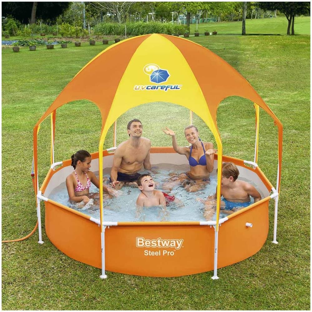 Piscia Fuoriterra Per Bambini Steel Pro Uv Careful 244x51 Cm - Foto 2