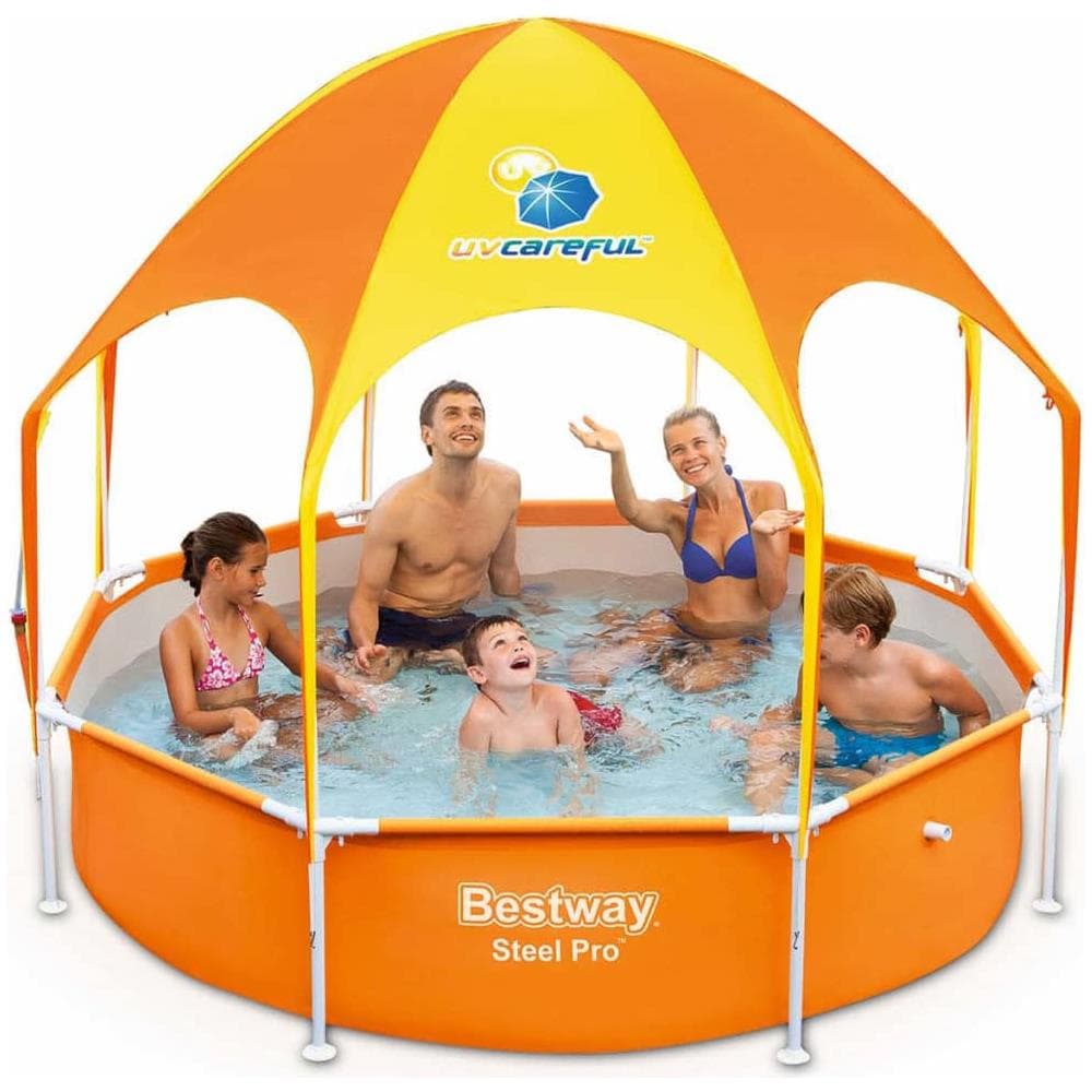 Piscia Fuoriterra Per Bambini Steel Pro Uv Careful 244x51 Cm - Foto 1