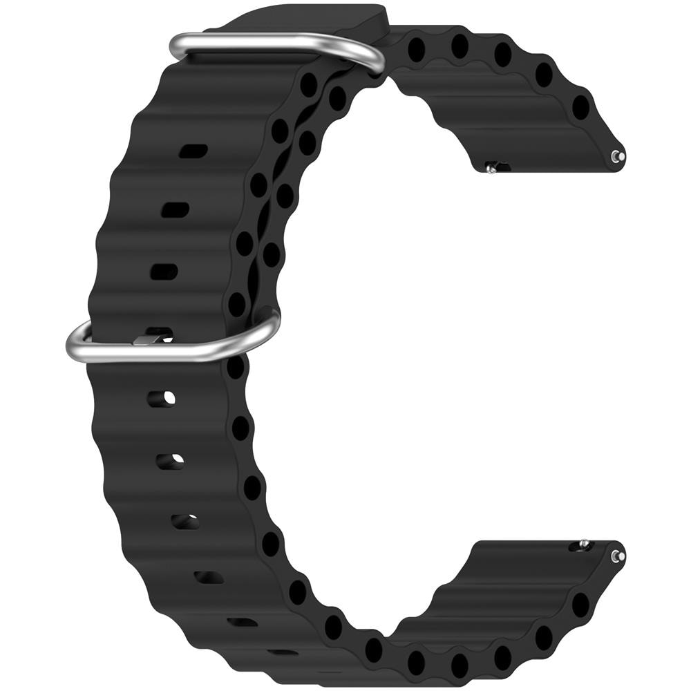 Cinturino Per Orologio In Silicone Black - Foto 1