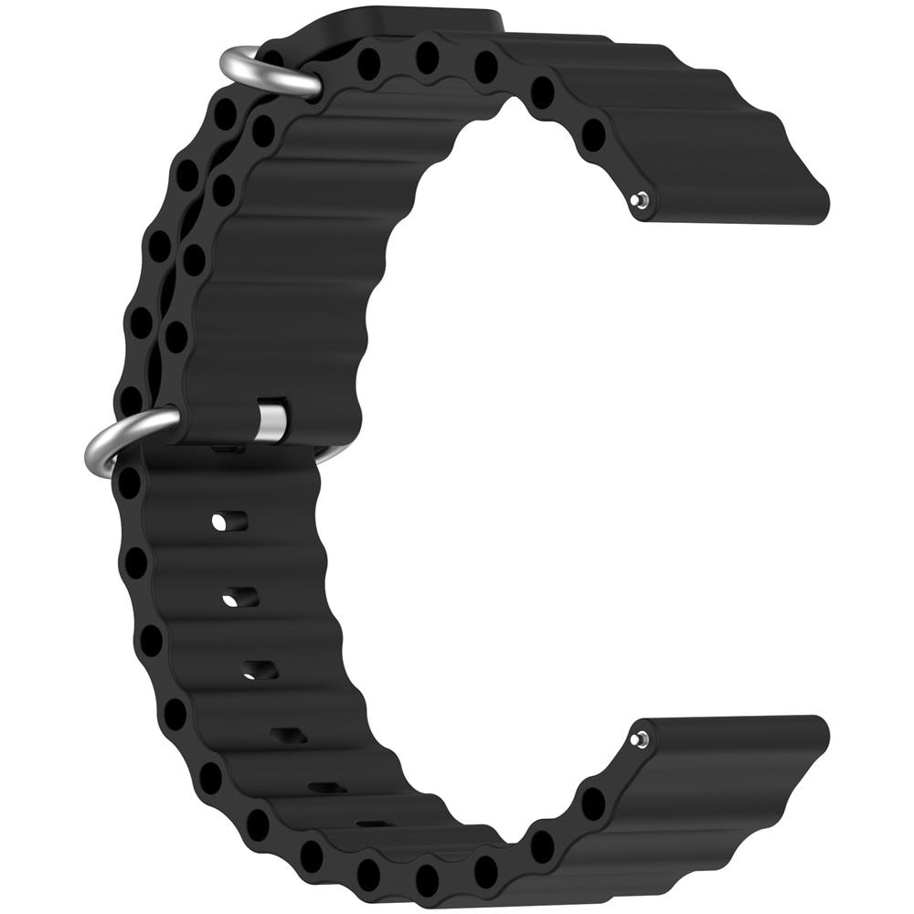 Cinturino Per Orologio In Silicone Black - Foto 2