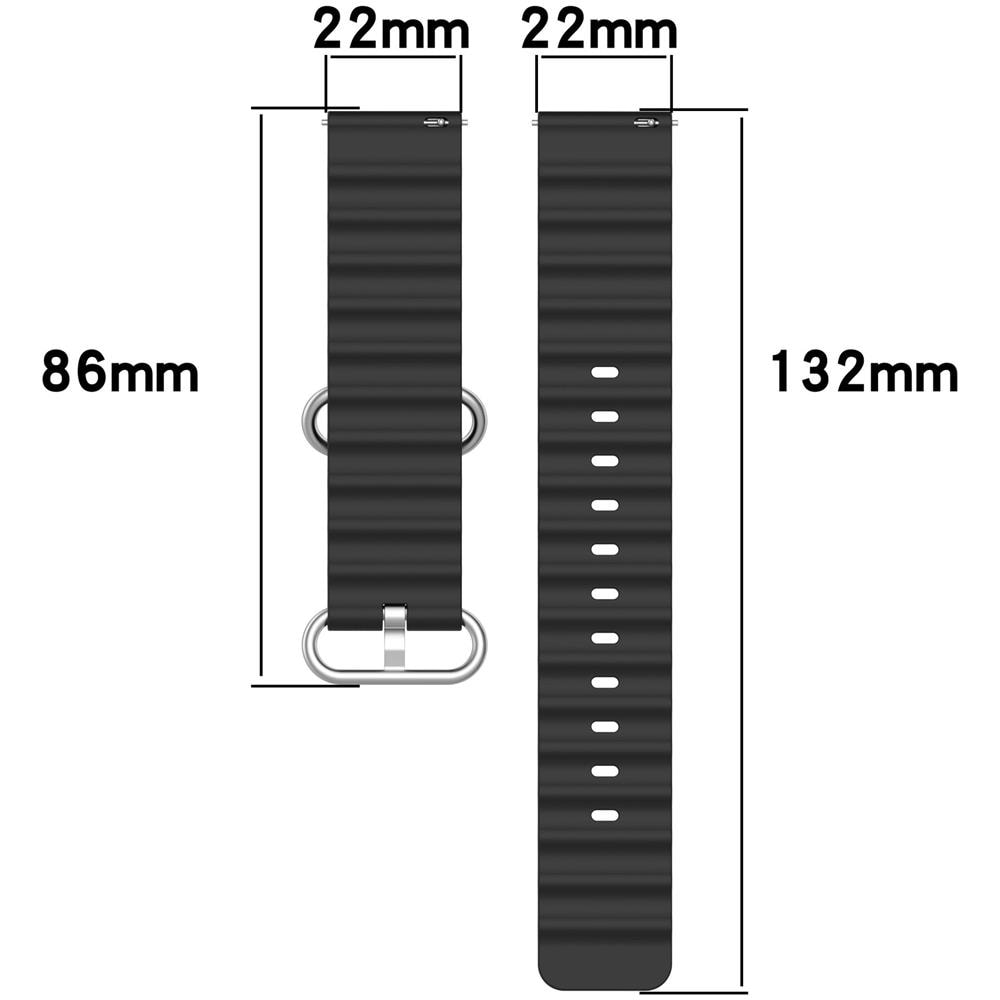 Cinturino Per Orologio In Silicone Black - Foto 7