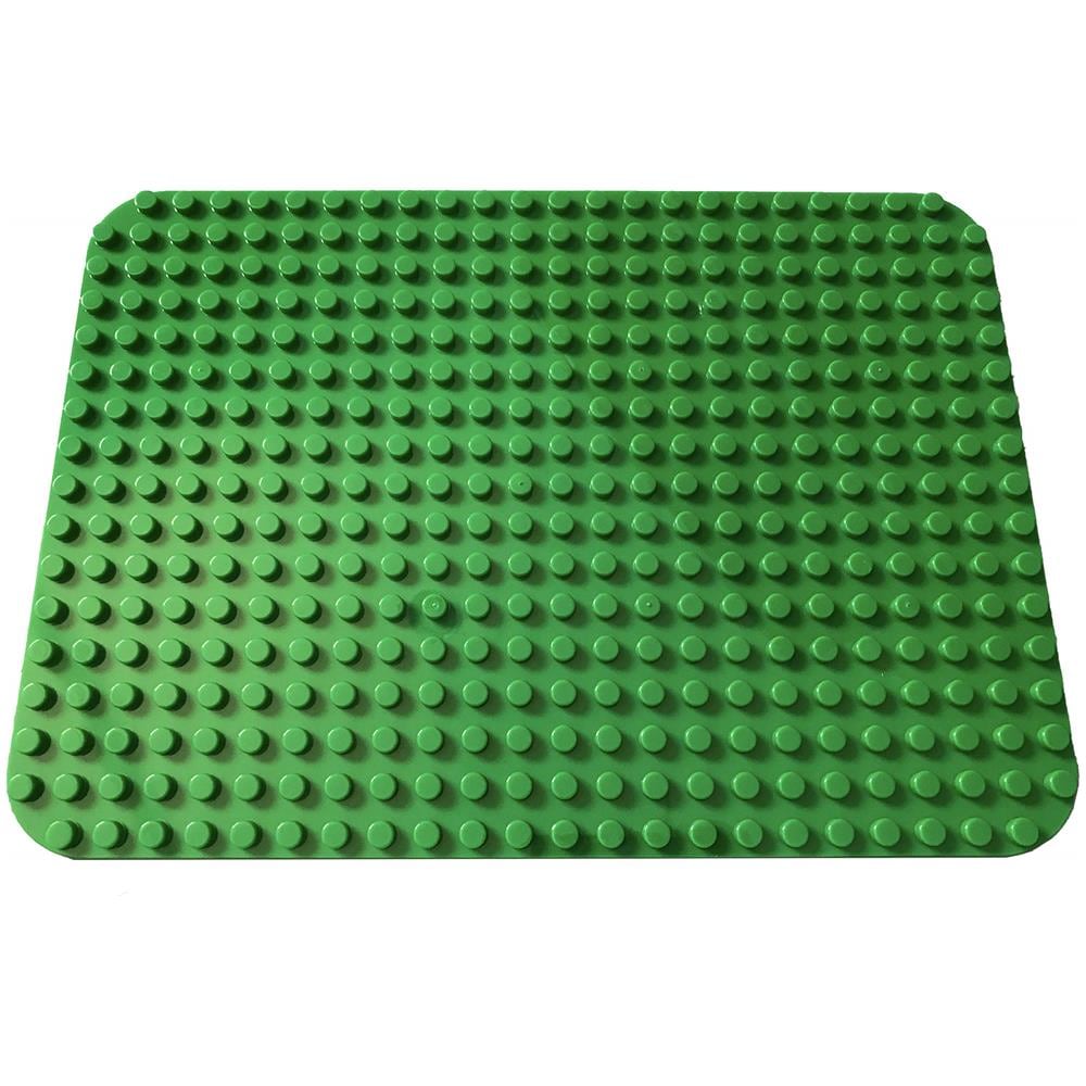 Piastre Base Per Blocchi Da Costruzione Per Blocchi Grandi 15 X 10 Piastra Base Verde, Compatibile Con Le Principali Marche, (1x Verde) - Foto 1