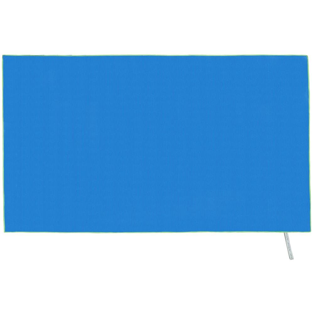 Telo Mare Spiaggia Piscina In Microfibra Tinta Unita Con Bordo Modello Fit Colore Blue - Foto 1