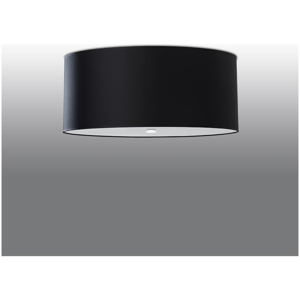 Lampadario Otto 70 Nero Sl. 0794 - Minimalista Lampada A Soffitto Nero 35x70x70 Cm - Foto 2