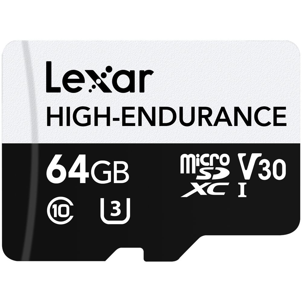 Scheda di Memoria MicroSDXC High-Endurance 64 GB UHS-I Classe 3 - Foto 1