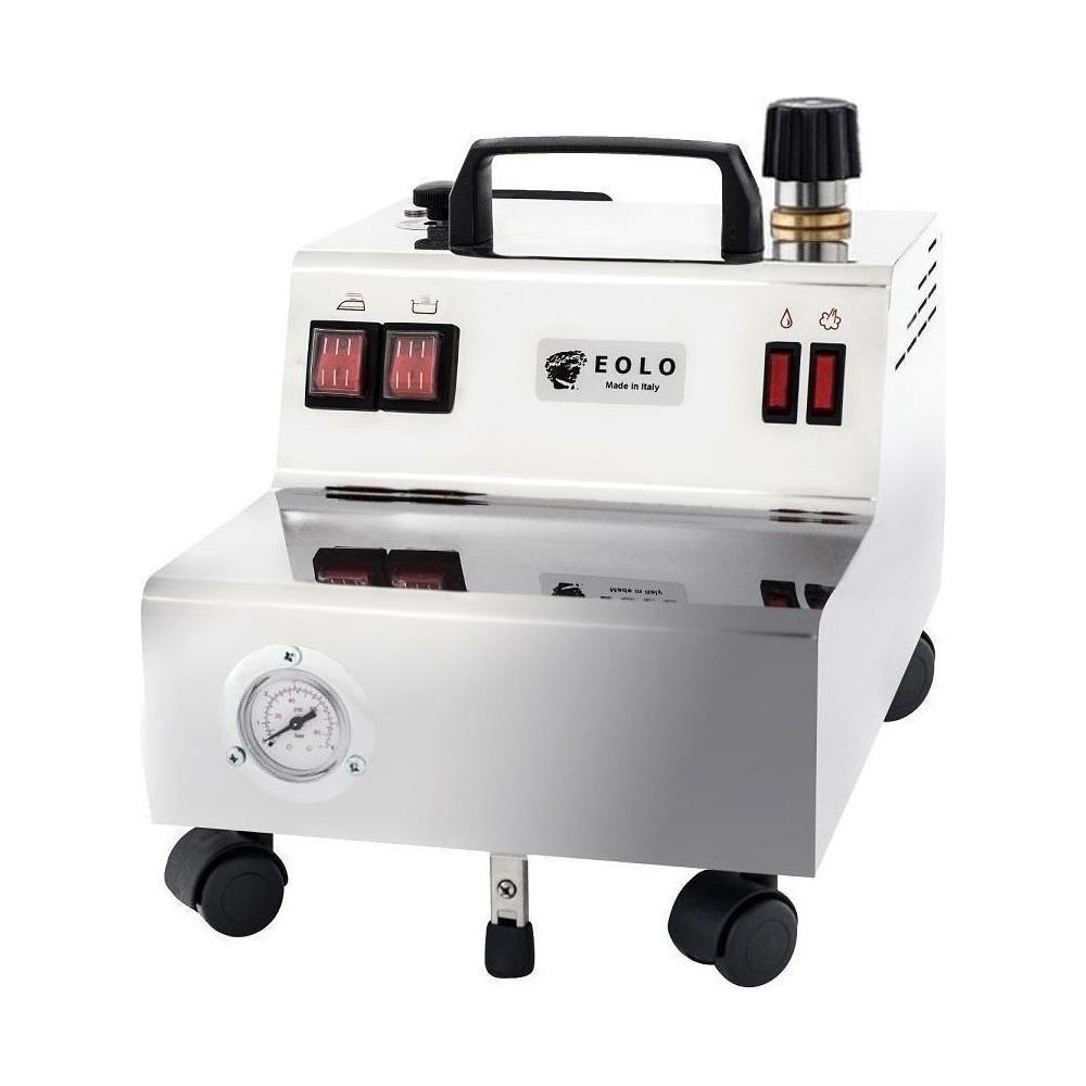 Eolo Pulitore a Vapore GV05 PX INOX V6 Secco Professionale Anticalcare Macchinario Pulitrice Disinfettazione Casa Bagno Igiene Materassi Lavasuperfici Portatile Made in Italy Garanzia 5 Anni A++ - Foto 2
