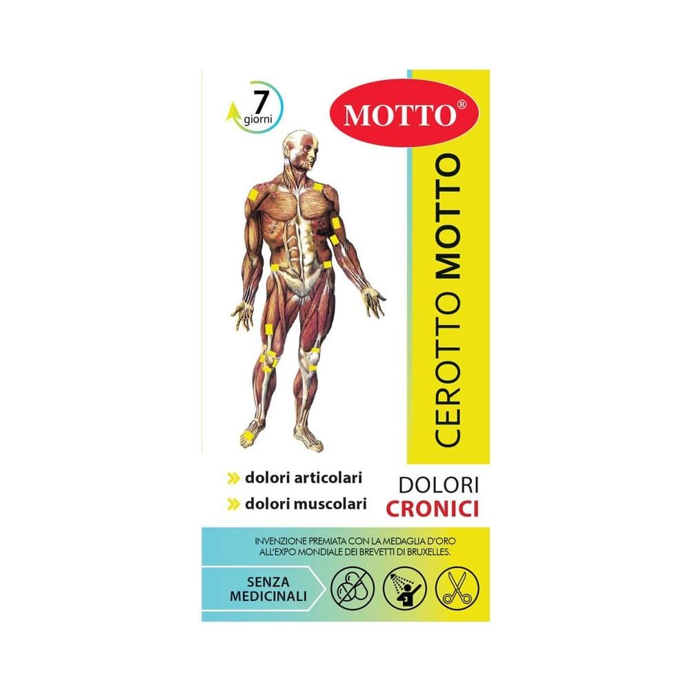Cerotto Motto Analgesico da Ritagliare 5 X 15 cm 2 Pezzi - Foto 1