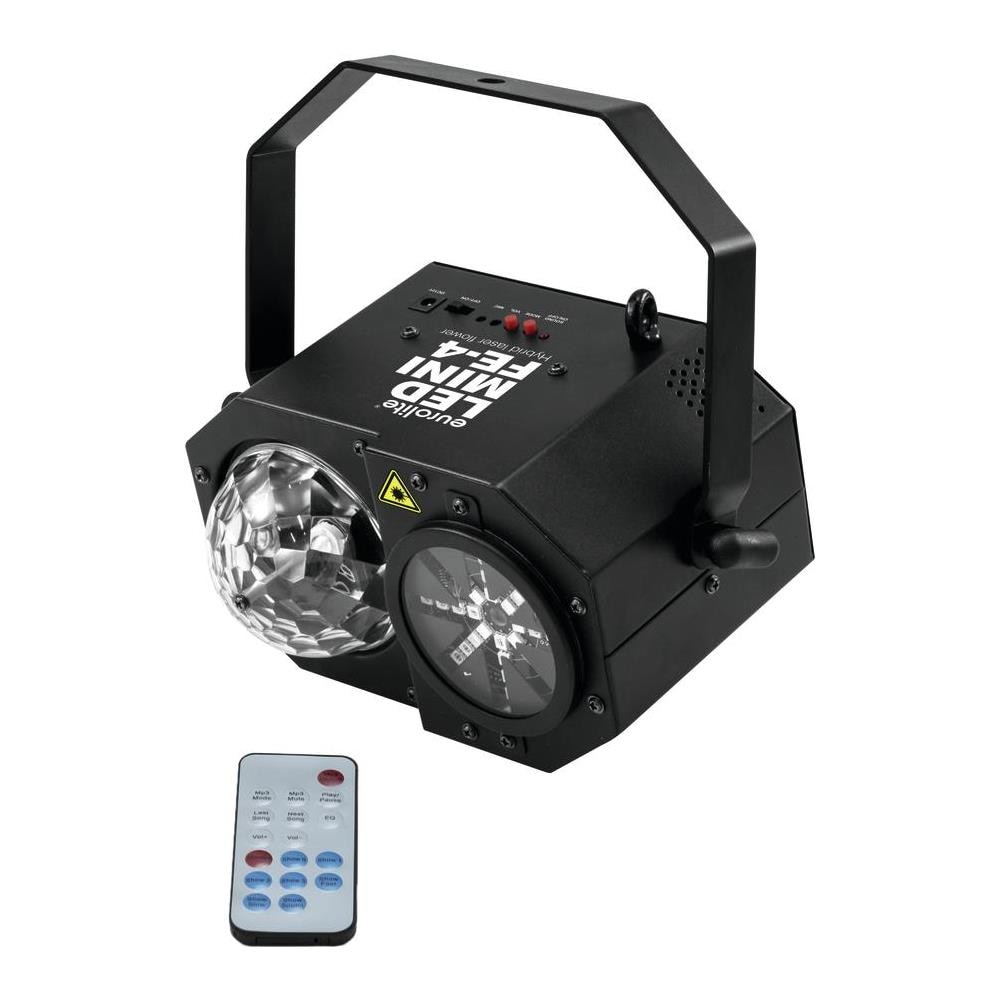 Effetto Luce Laser Led Mini Fe-4 Flower Mirror Ball Strobe Eurolite - Foto 2