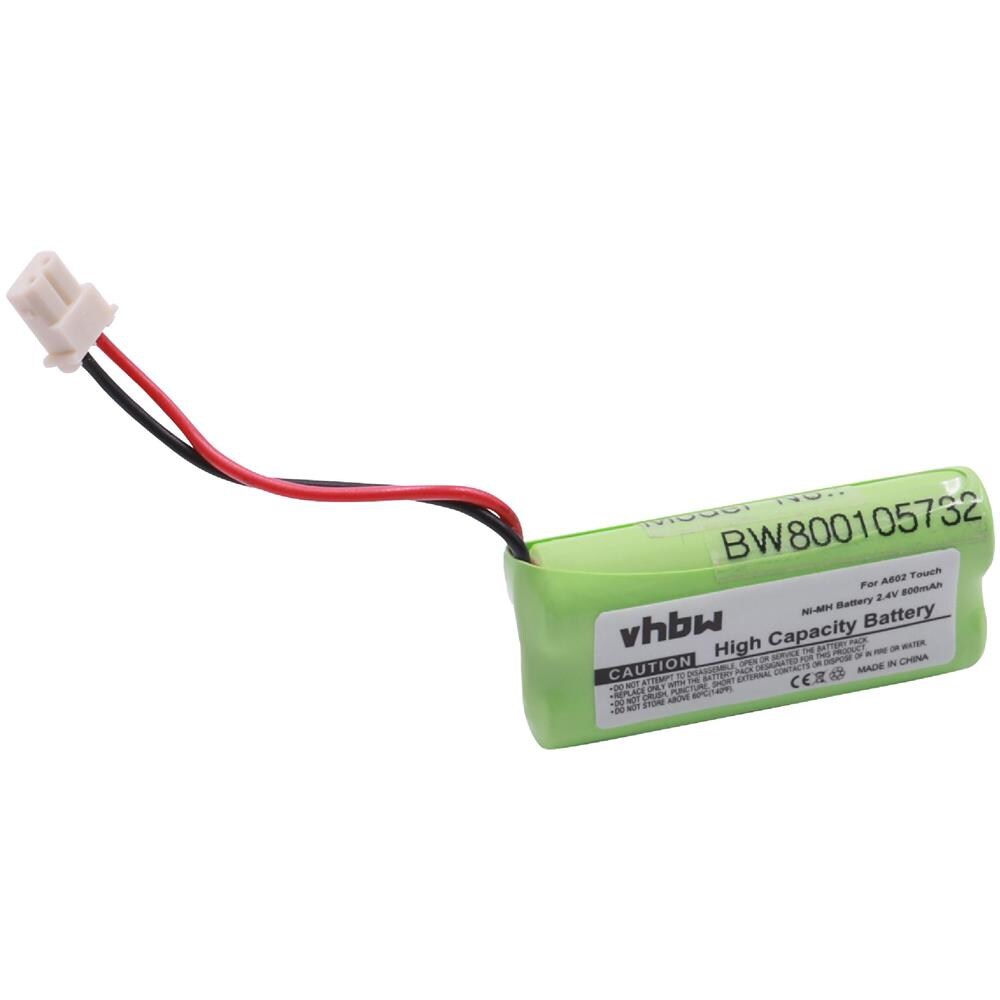 Vhbw 2 Batterie Ni-MH 500mAh (2.4V) Per Telefoni Fissi Medion Life X63016, MD83430, TalkTalk 3020, Ecc. – Sostituisce VTHC04RN00