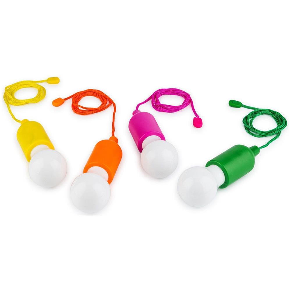 12 Pz Lampadine Portatile Colorate A Led Casa Campeggio Giardino 1w Each - Foto 2