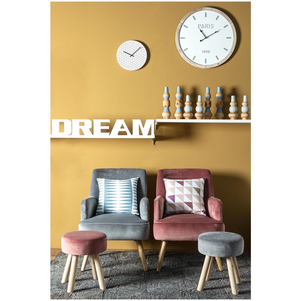 Poltrona Adeline Velluto Grigio - Foto 2