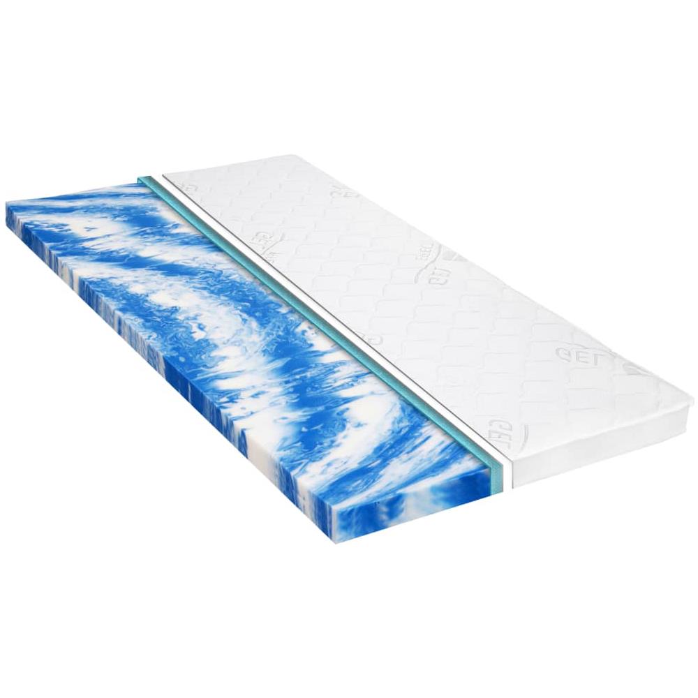 BedStory Coprimaterasso 140x200 Cm - Topper In Memory Foam Gel 7,6 Cm, Ipoallergenico E Lavabile