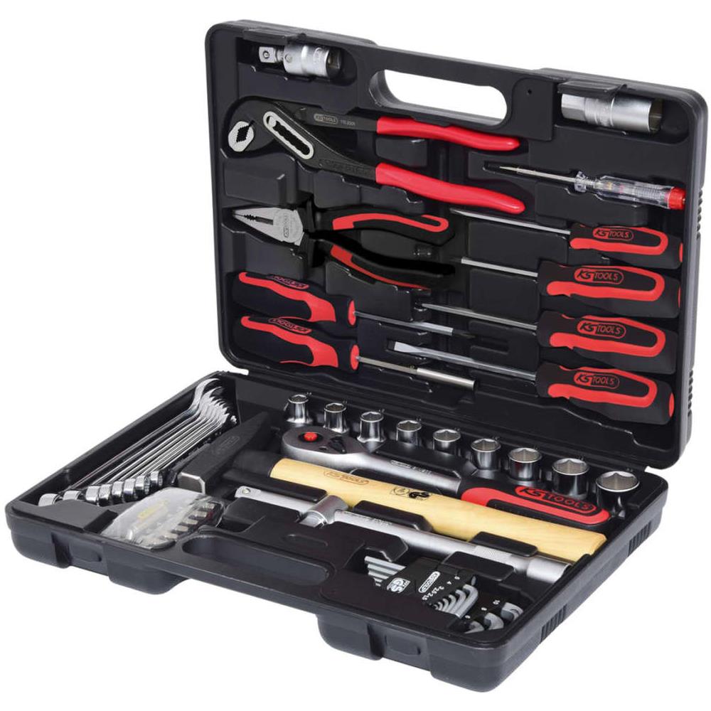 Kit Universale Attrezzi 49 Pz In Acciaio Cromato 1/4 ""+ 1/2"" - Foto 1