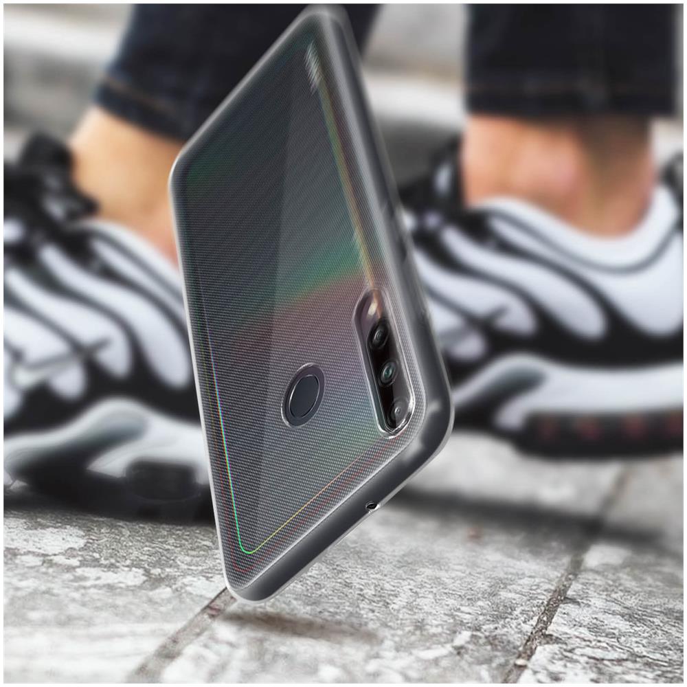 Cover Huawei P40 Lite E Protezione Silicone Morbido Antishock Trasparente - Foto 2