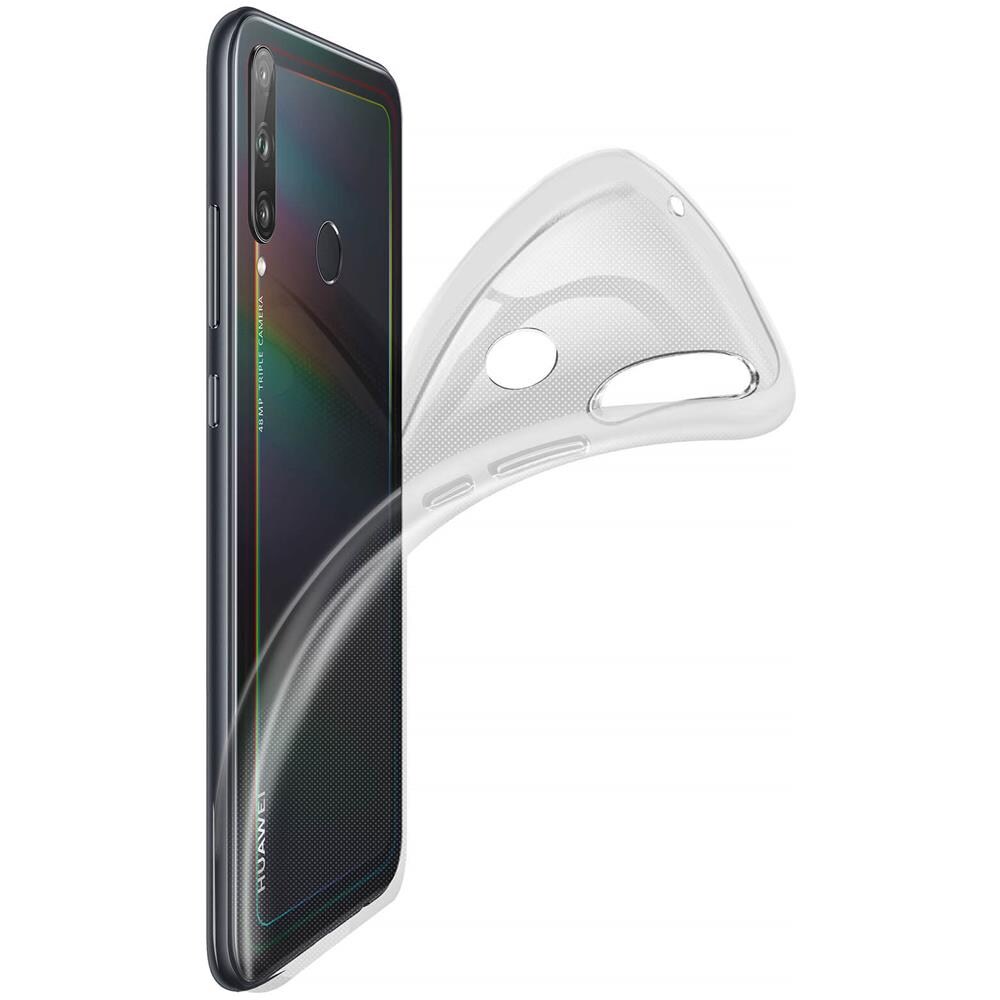 Cover Huawei P40 Lite E Protezione Silicone Morbido Antishock Trasparente - Foto 5