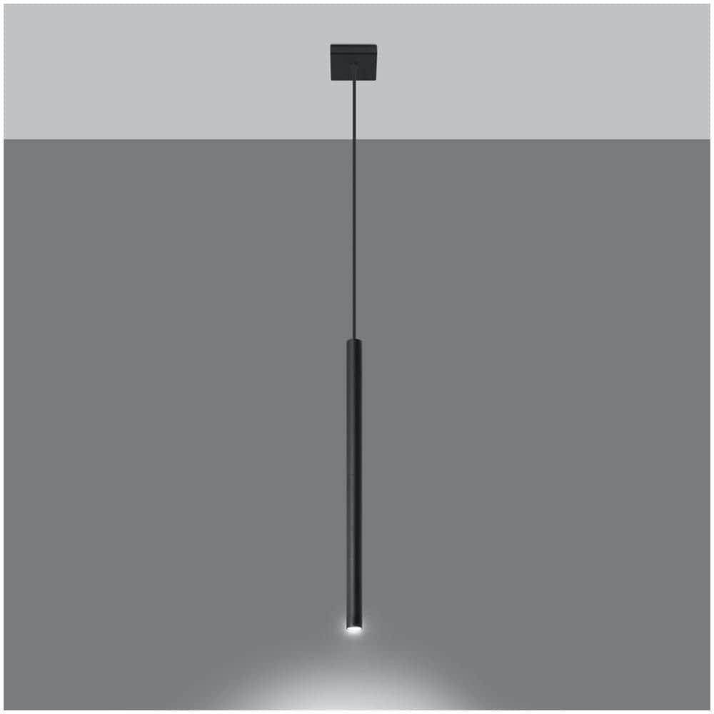 Sollux Pastelo 1 Sl. 0469 - Lampada A Sospensione Moderna A Led Nera Per Soggiorno, Camera Da Letto, Corridoio, Ufficio, Attacco G9 - Foto 16