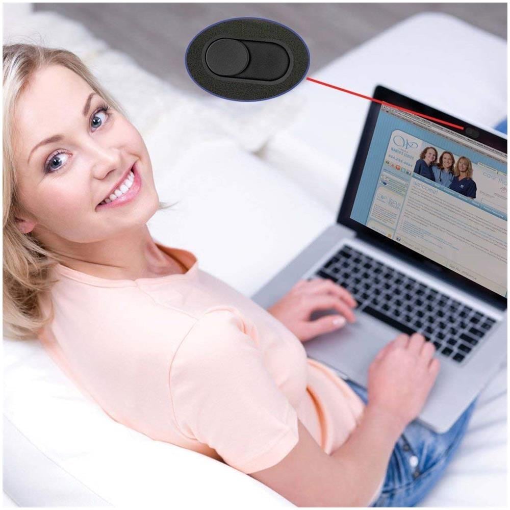 Far Scorrere Webcam Copertura Ultra-sottile Copertura Fotocamera 5 Pack Metallo Web Per Macbook Pro Laptop Ipad Pro Imac Pc Computer Pc Di Superficie Iphone Sulla Copertina - Foto 4