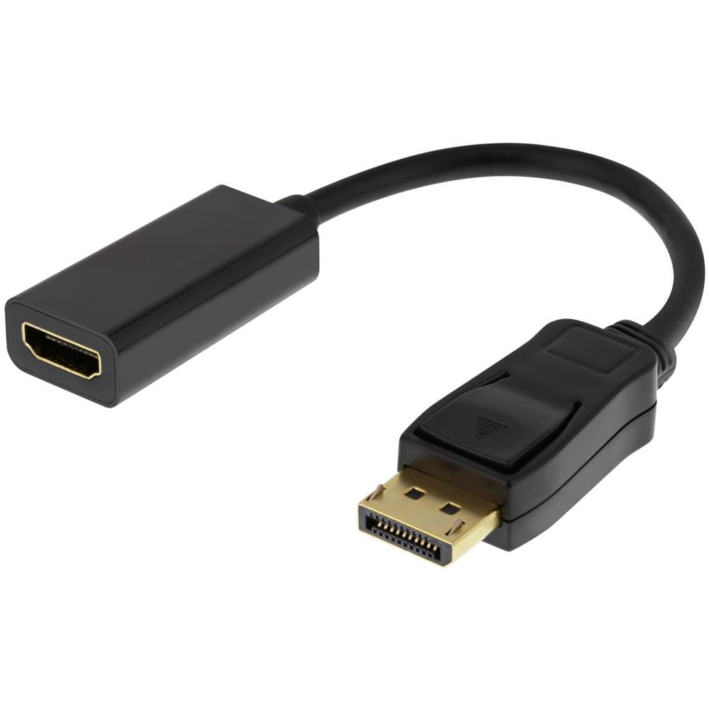 Adattatore Displayport A Hdmi, 4k 60hz, 0.2m, Nero - Foto 1
