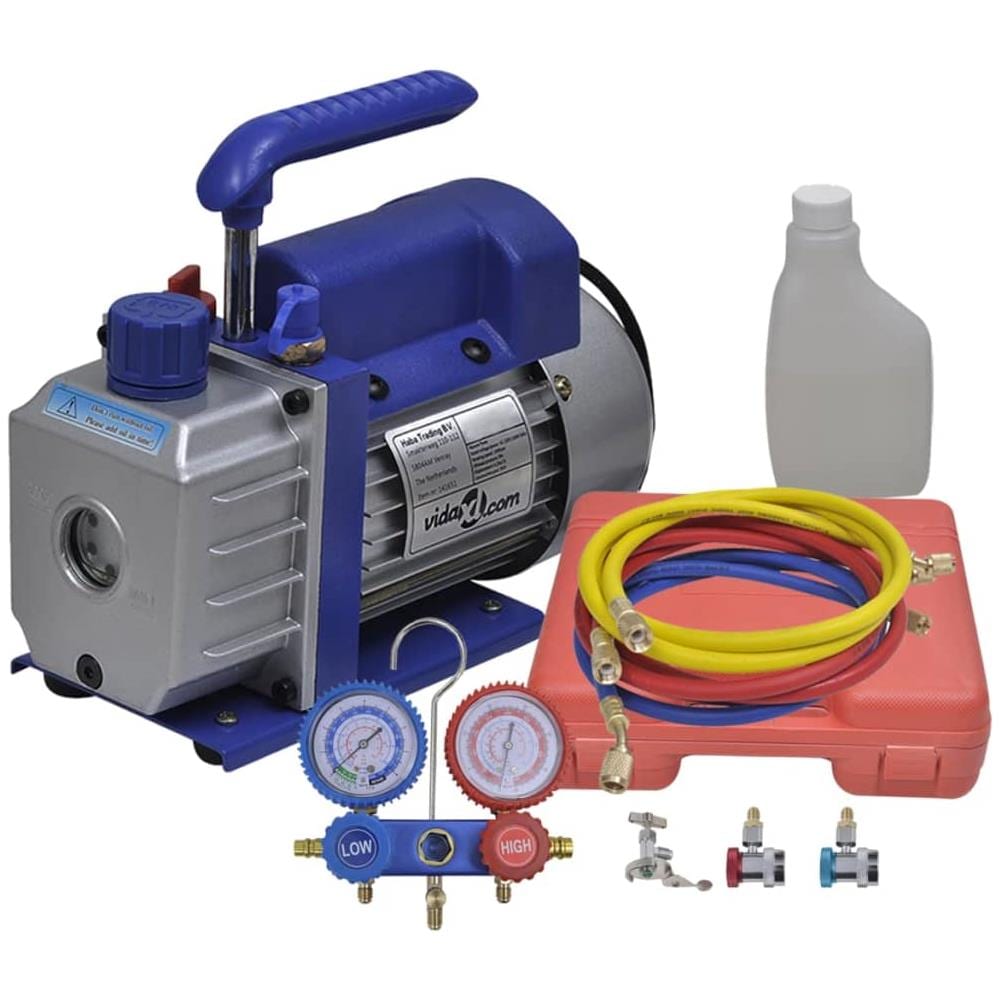 Pompa di Aspirazione a Singolo Stadio con Manometro a 2 Vie - Foto 1