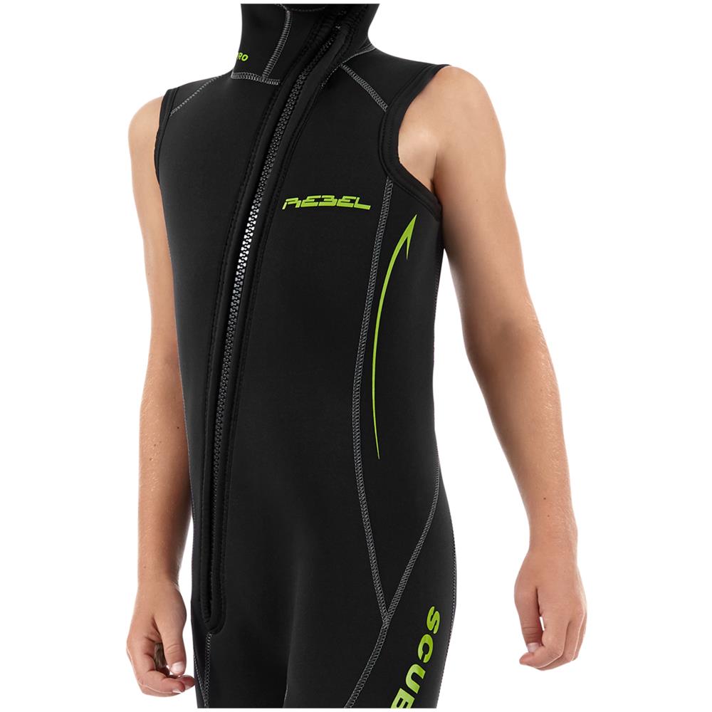 Sottomuta Rebel 5mm Con Cappuccio E Cerniera Frontale L - Foto 2