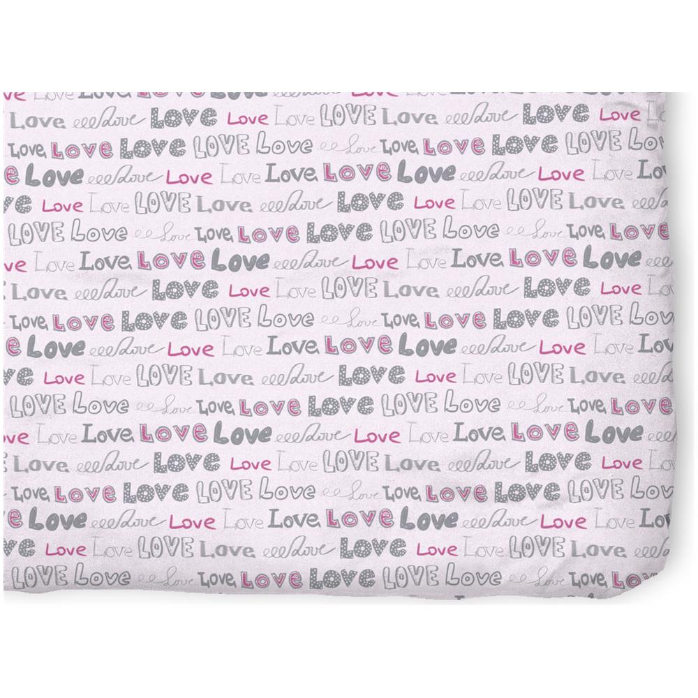 Copriletto Piquet Primavera Estate 100% Cotone Disegno Love Love Cuori Matrimoniale Rosa - Foto 6