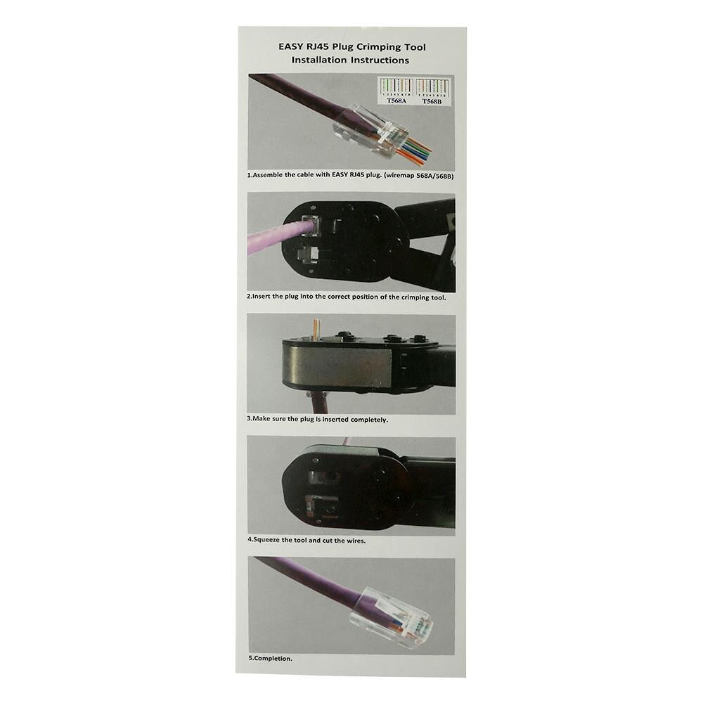 TD168T pinza crimpatrice Nero, Blu - Foto 4