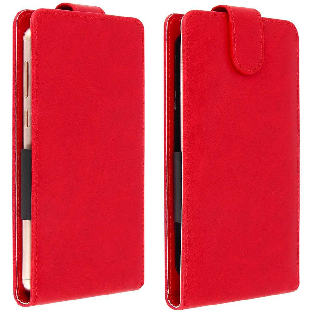 Custodia Smartphone 4,7''"" A 5,0'' Sportellino Portafoglio Universale - Rosso - Foto 1