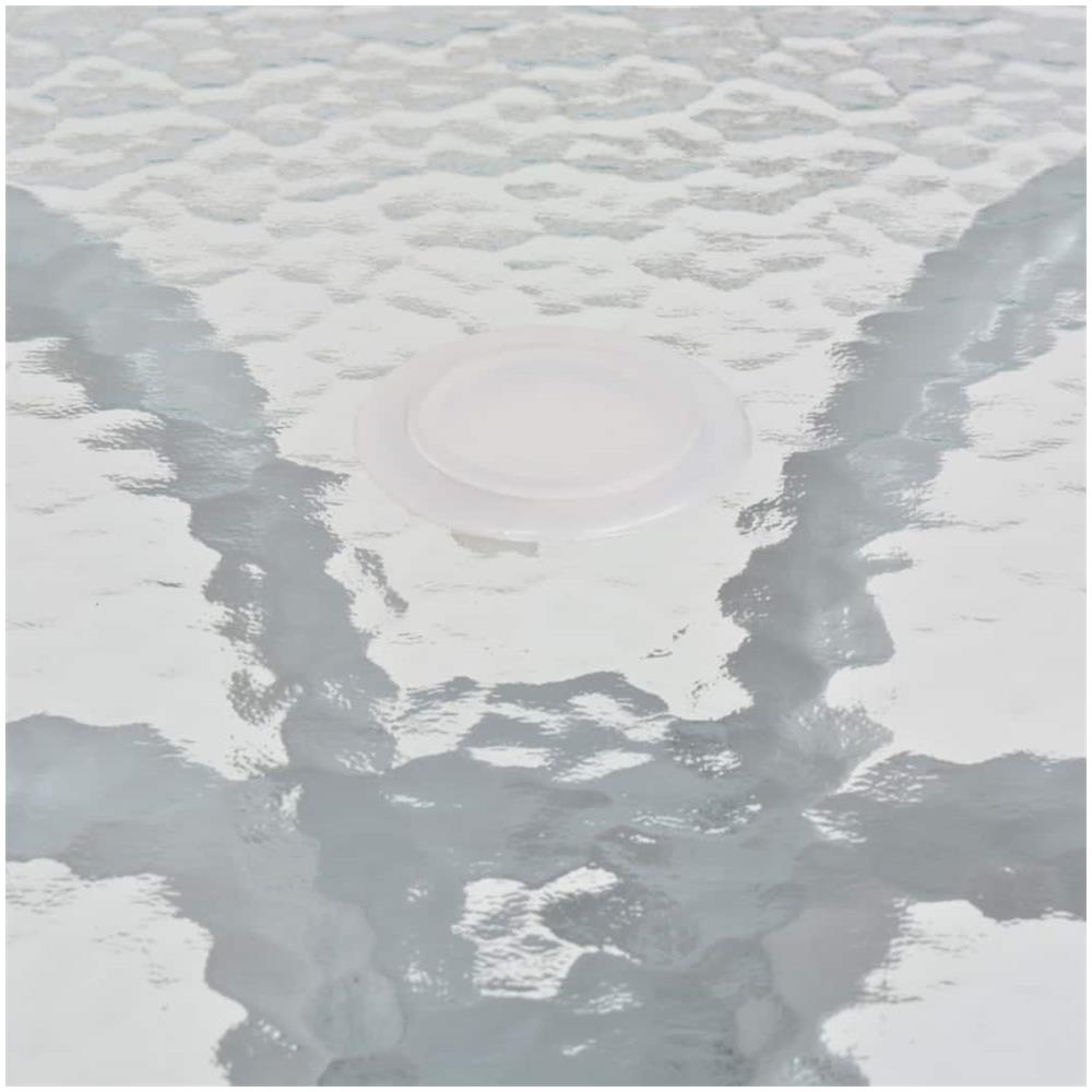 Set Tavolo E Sedie Da Giardino 6 Pz In Textilene Grigio - Foto 2