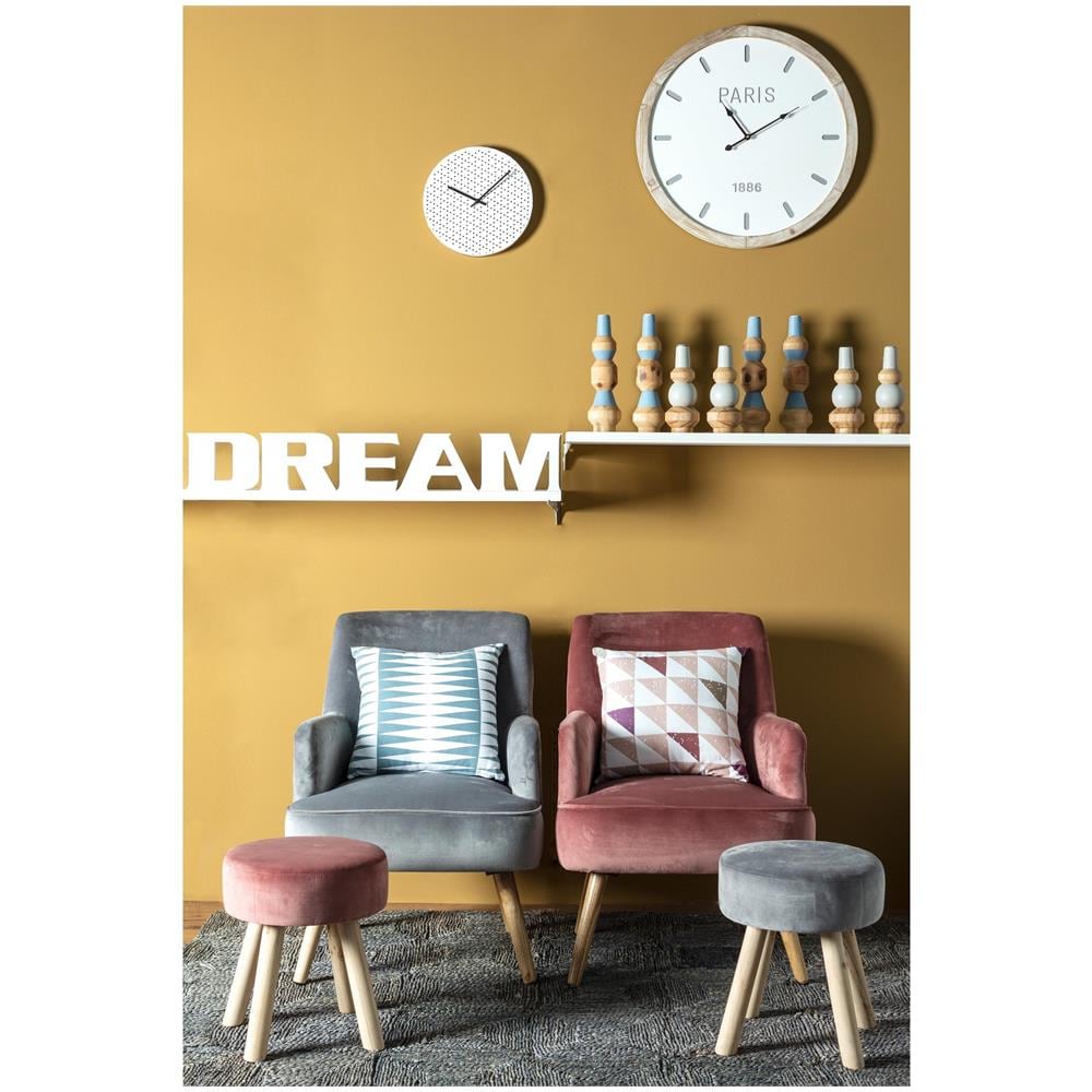 Poltrona Adeline Velluto Rosa Antico - Foto 2