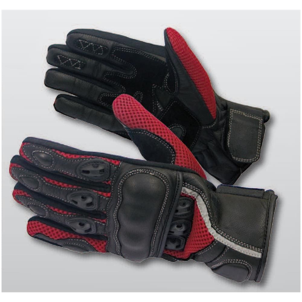 Spirit Guanti Moto In Pelle Antishock Dettagli Rifrangenti Tg. L - Foto 1